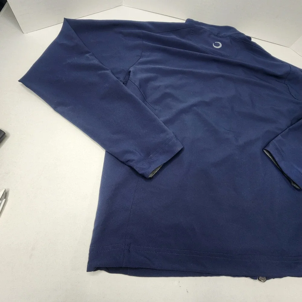 Zero Restriction Jacket Mens Medium Blue Tour Series Full Zip Golf Dragon Ridge